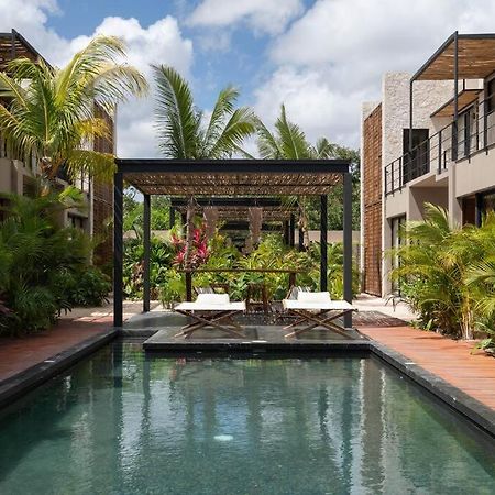 شقة Lujoso Departamento Boho-Chic Con Alberca Privada تولوم المظهر الخارجي الصورة