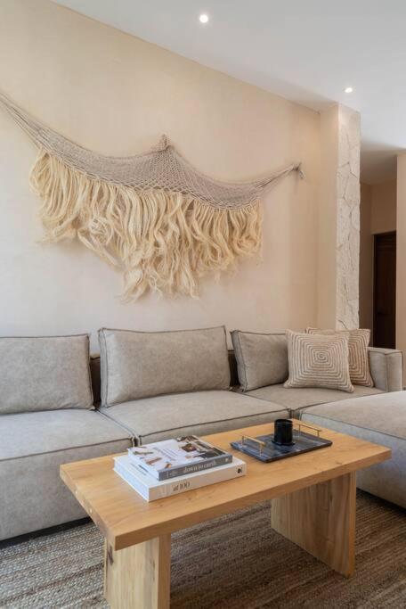 شقة Lujoso Departamento Boho-Chic Con Alberca Privada تولوم المظهر الخارجي الصورة
